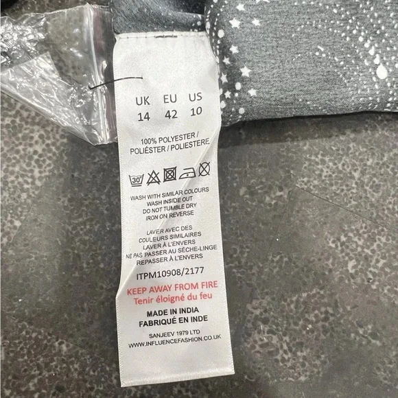 ASOS Violet Women’s Celestial Long Sleeve Going Out Top - Picture 6 of 7